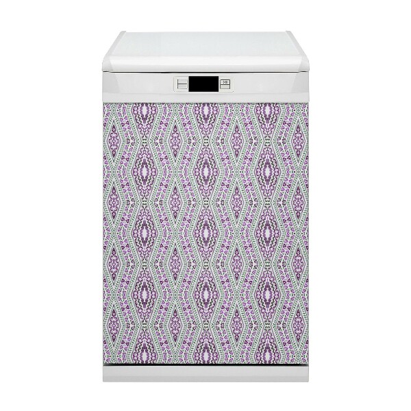 Magnetic dishwasher cover Moroccan pattern