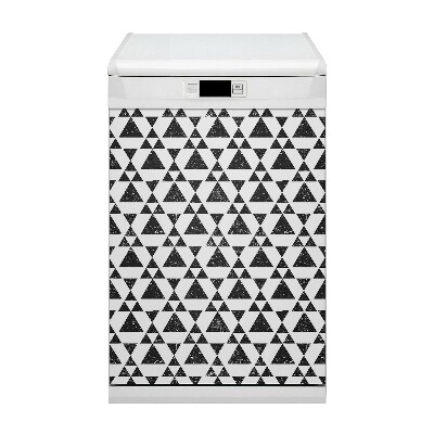 Magnetic dishwasher cover Black triangles