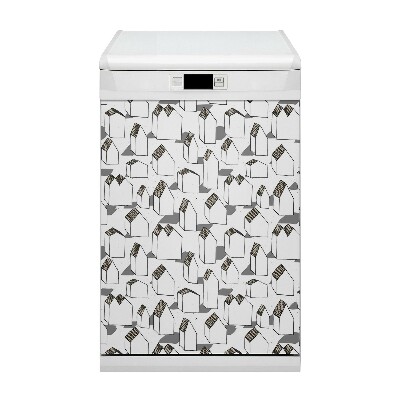 Magnetic dishwasher cover Modern houses