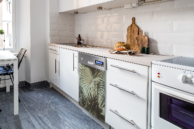 Dishwasher cover magnet Banana bush