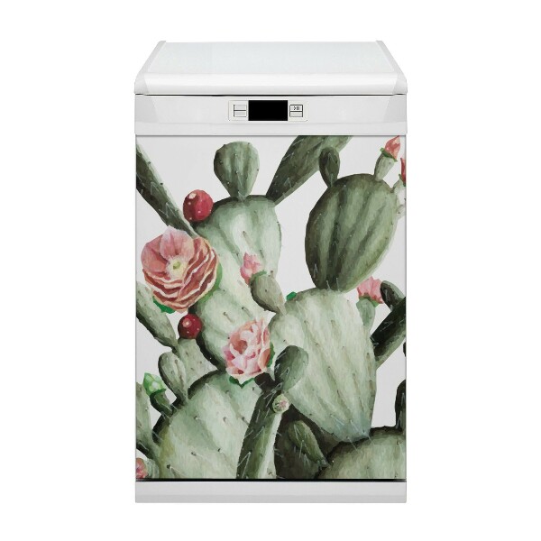 Magnetic dishwasher cover Cacti
