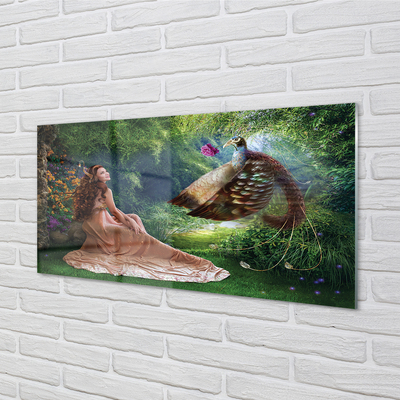 Acrylic print Female forest pheasant