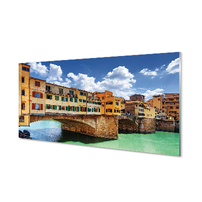 Acrylic print Building italy river bridges