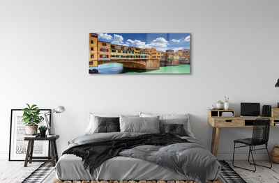 Acrylic print Building italy river bridges