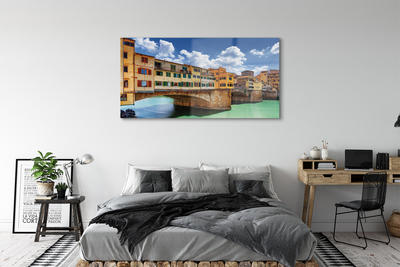 Acrylic print Building italy river bridges