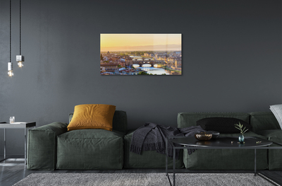 Acrylic print Italy sunrise panorama
