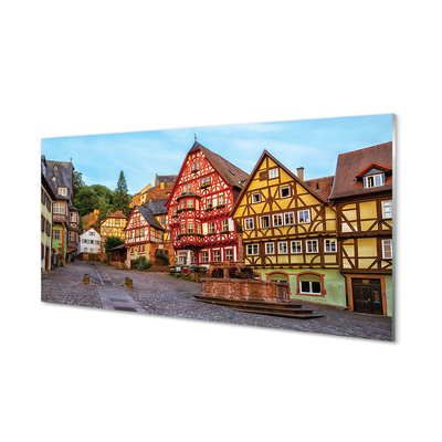 Acrylic print Germany bayern old town