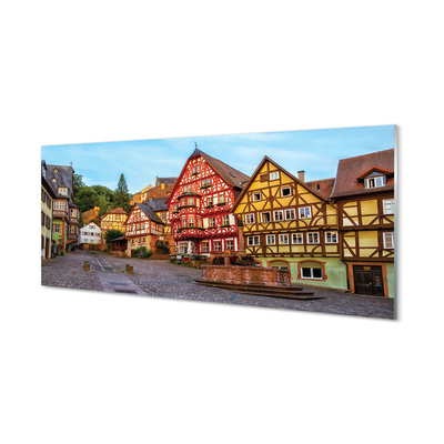 Acrylic print Germany bayern old town