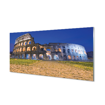 Acrylic print Sunset rome colosseum