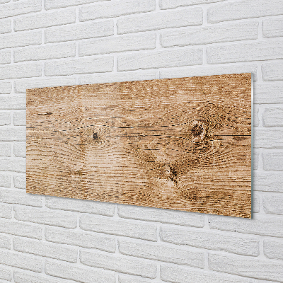 Acrylic print Wood grain plank