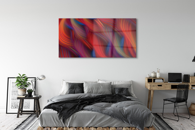 Acrylic print Colored stripes fractals
