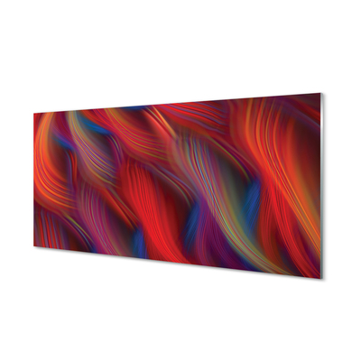 Acrylic print Colored stripes fractals