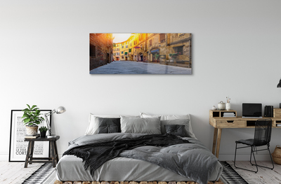 Acrylic print Italy gebäudestraße