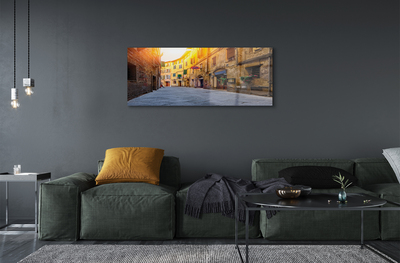 Acrylic print Italy gebäudestraße