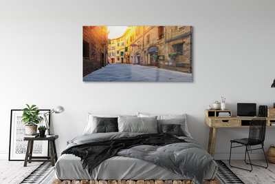 Acrylic print Italy gebäudestraße