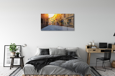 Acrylic print Italy gebäudestraße