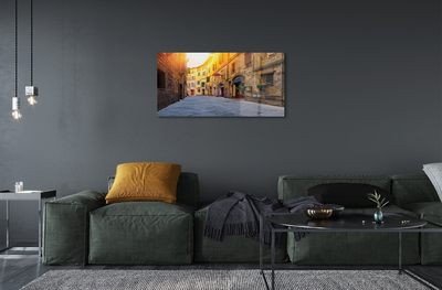 Acrylic print Italy gebäudestraße