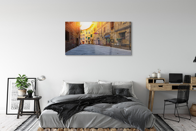 Acrylic print Italy gebäudestraße