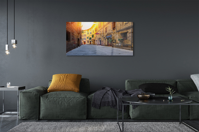 Acrylic print Italy gebäudestraße