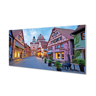 Acrylic print Germany old town