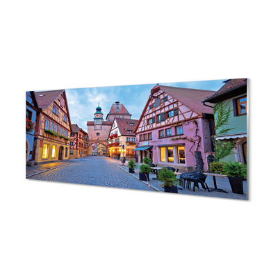 Acrylic print Germany old town