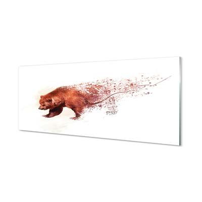 Acrylic print Bear