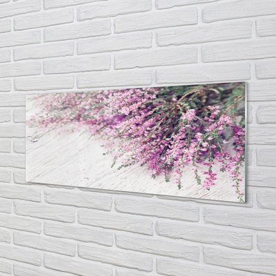 Acrylic print Plates flowers