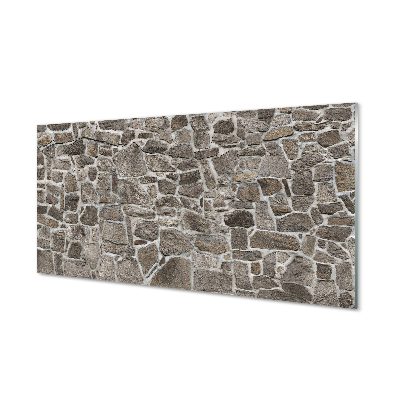 Acrylic print Stone wall tiles