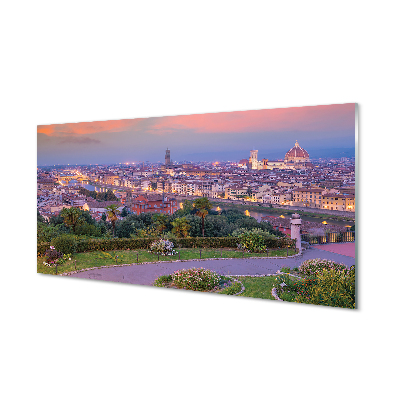 Acrylic print Italy river panorama