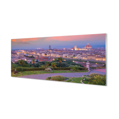 Acrylic print Italy river panorama