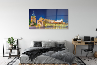 Acrylic print Sukiennice night