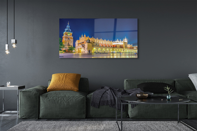 Acrylic print Sukiennice night