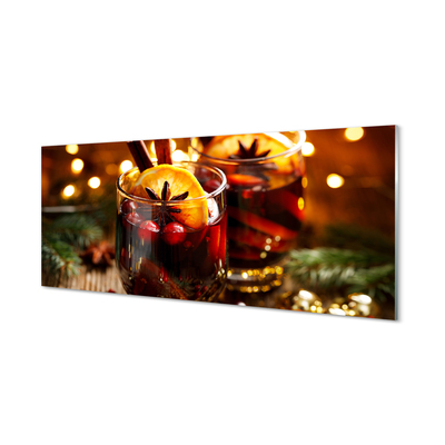 Acrylic print Cinnamon tea winter