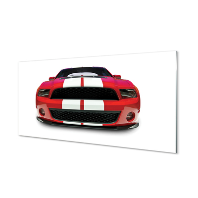 Acrylic print Red sports car