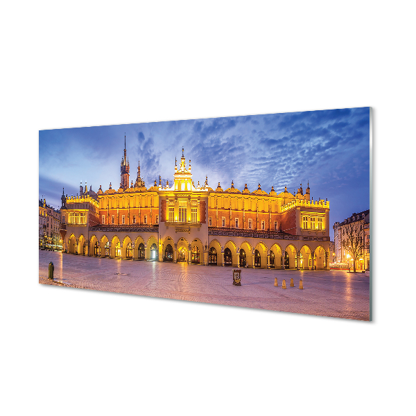 Acrylic print Sunset krakow material