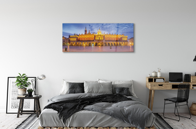 Acrylic print Sunset krakow material