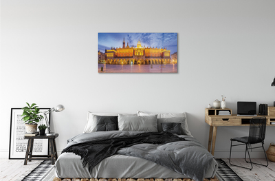 Acrylic print Sunset krakow material