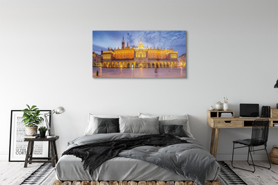 Acrylic print Sunset krakow material