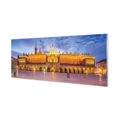 Acrylic print Sunset krakow material