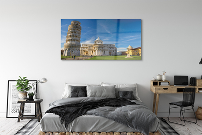 Acrylic print Italy tower of pisa cathedral