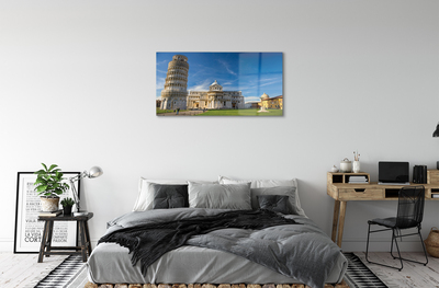 Acrylic print Italy tower of pisa cathedral