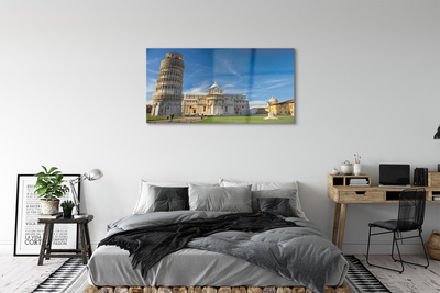 Acrylic print Italy tower of pisa cathedral