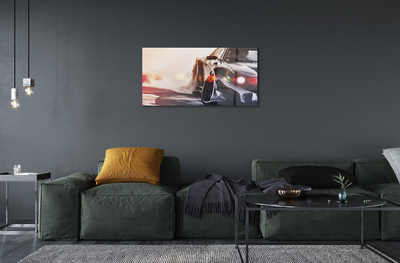 Acrylic print Light black automatic