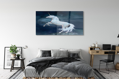 Acrylic print Sky planet unicorn