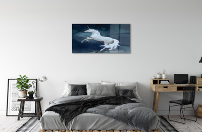 Acrylic print Sky planet unicorn