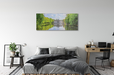 Acrylic print Warsaw palace of lake forest