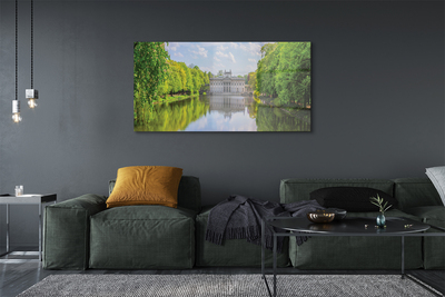 Acrylic print Warsaw palace of lake forest