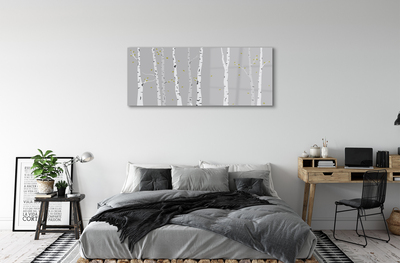 Acrylic print Birch illustration