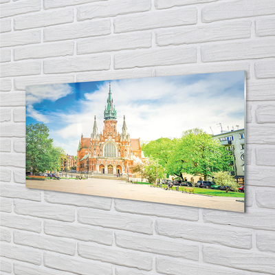 Acrylic print Cathedral of krakow