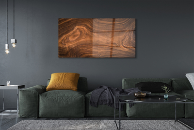 Acrylic print Nodes of the wood grain